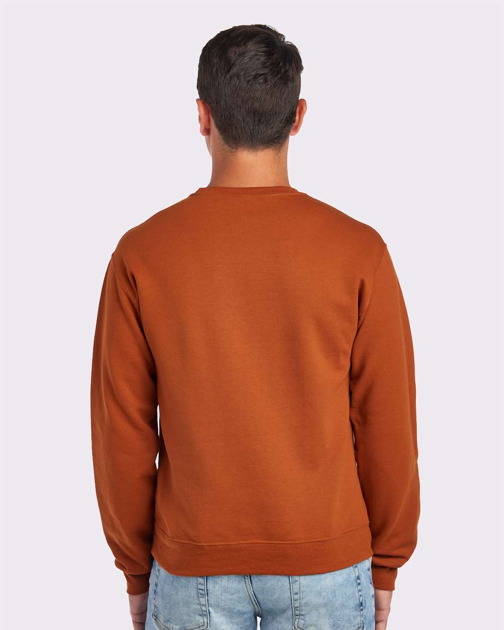 Unisex NuBlend® Crewneck Sweatshirt - OnModelBack - B21035323 - Texas Orange