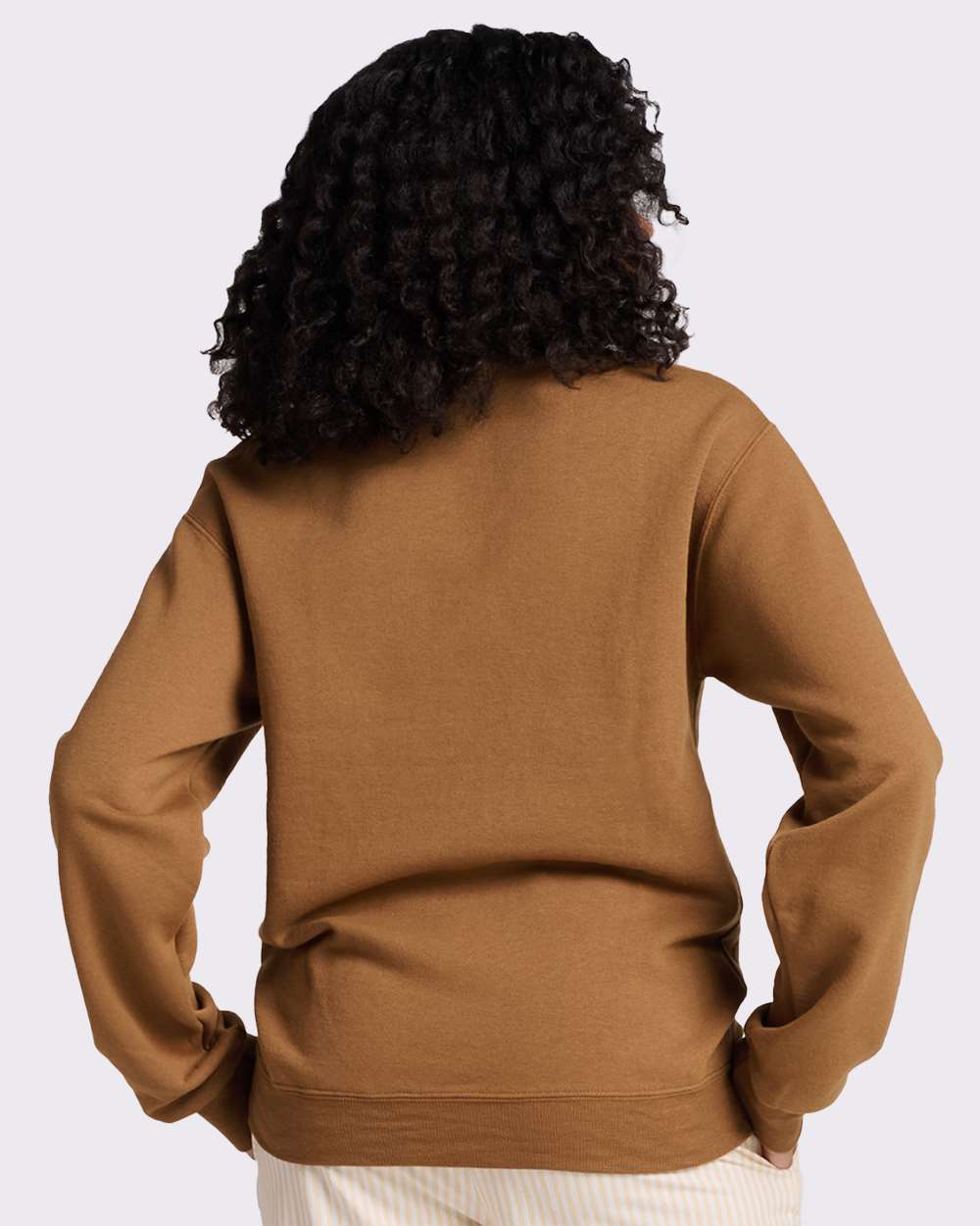 Unisex NuBlend® Crewneck Sweatshirt - OnModelBack - B21035513 - Golden Pecan