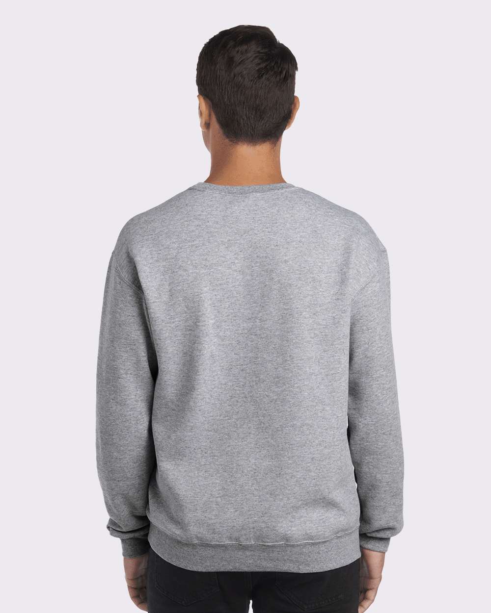 Unisex NuBlend® Crewneck Sweatshirt - OnModelBack - B21035593 - Athletic Heather