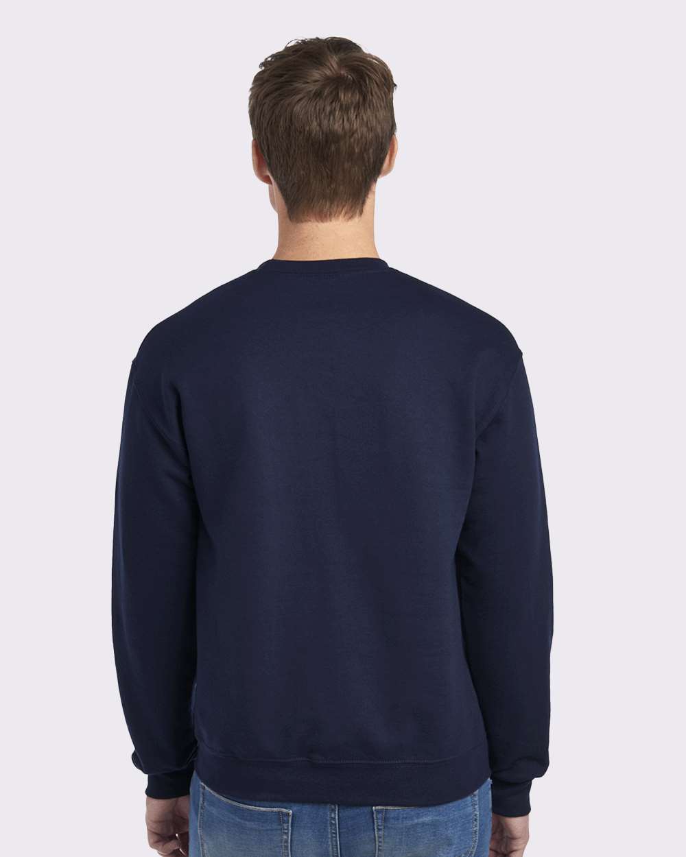 Unisex NuBlend® Crewneck Sweatshirt - OnModelBack - B21035653 - J. Navy