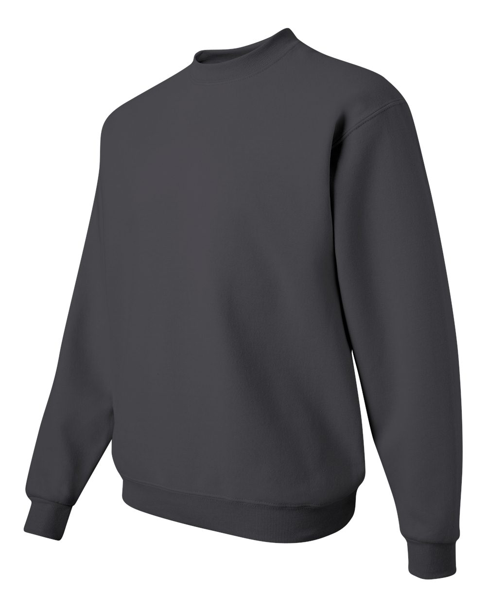 Unisex NuBlend® Crewneck Sweatshirt - Side - B21035093 - Charcoal Grey
