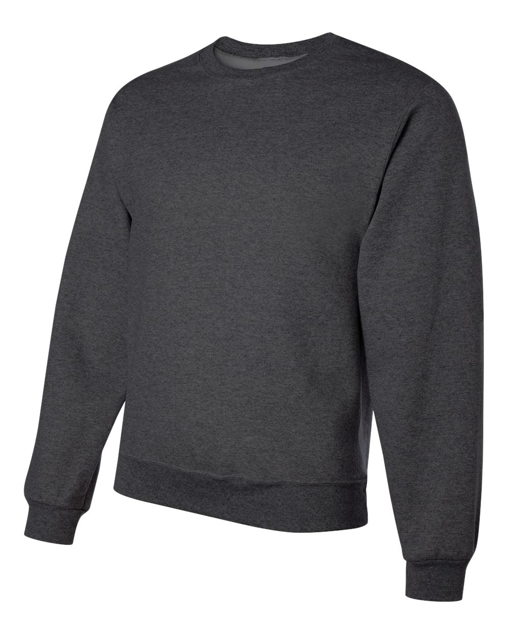 Unisex NuBlend® Crewneck Sweatshirt - Side - B21035133 - Black Heather