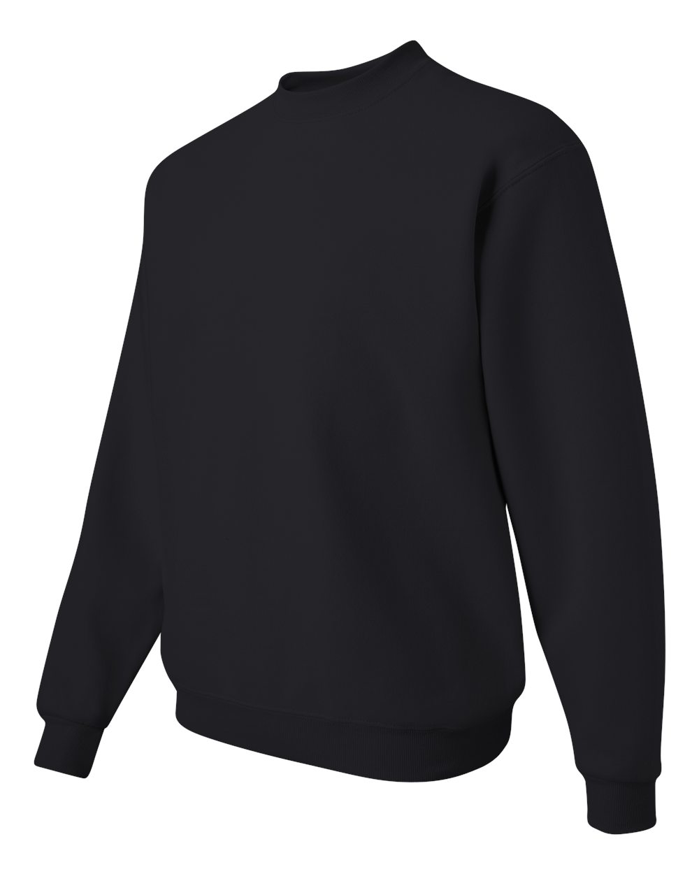 Unisex NuBlend® Crewneck Sweatshirt - Side - B21035503 - Black