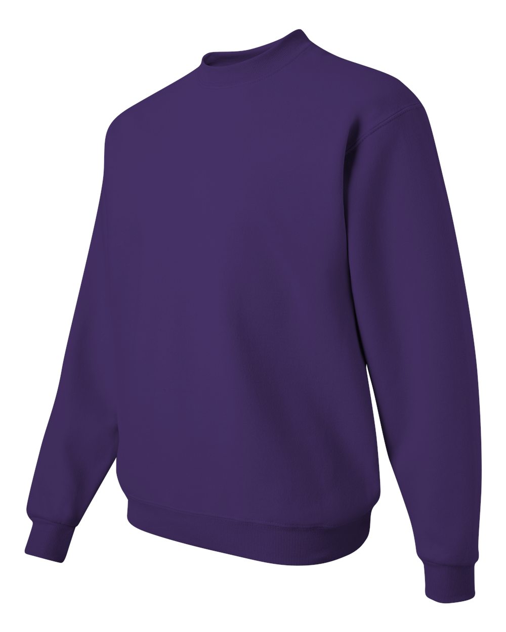 Unisex NuBlend® Crewneck Sweatshirt - Side - B21035673 - Deep Purple