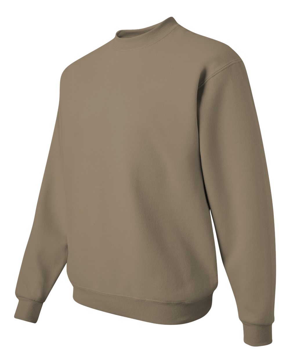 Unisex NuBlend® Crewneck Sweatshirt - Side - B21035773 - Khaki