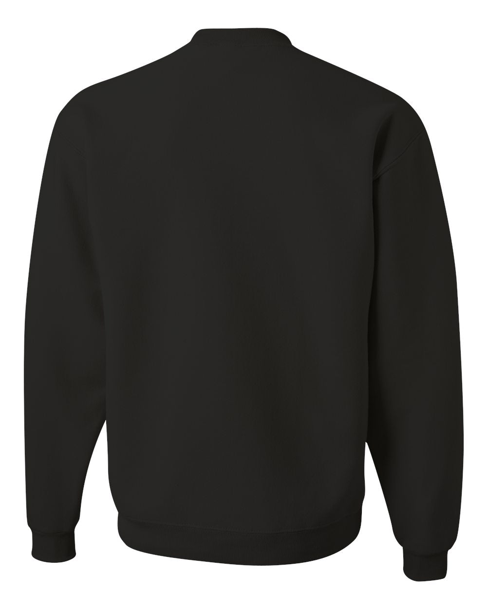 Unisex Super Sweats NuBlend® Crewneck Sweatshirt - Back - B21235503 - Black