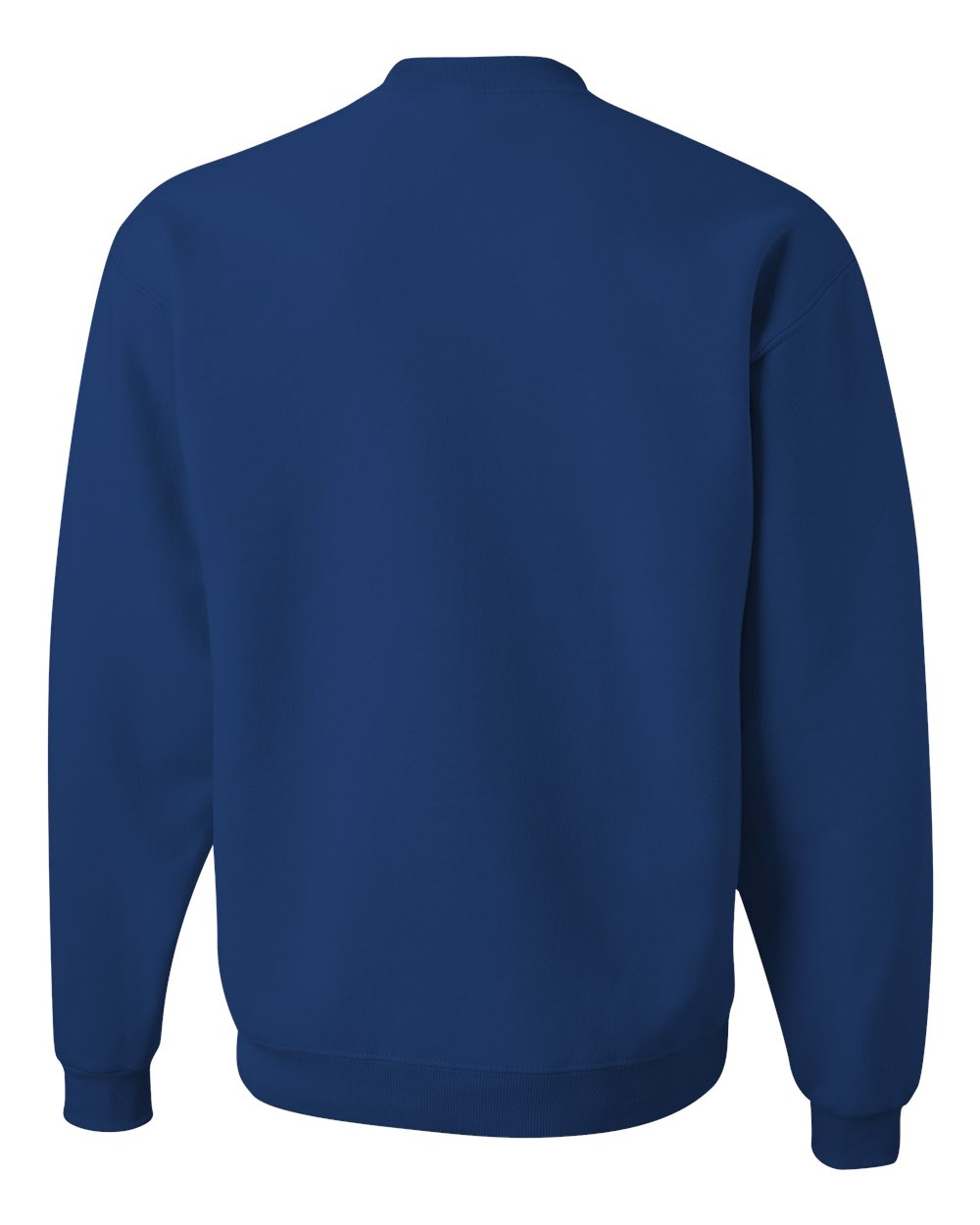 Unisex Super Sweats NuBlend® Crewneck Sweatshirt - Back - B21235753 - Royal
