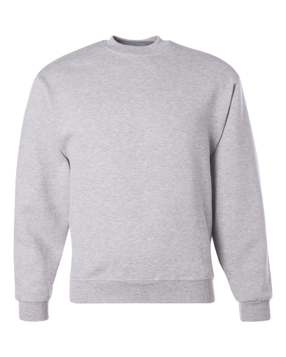 Unisex Super Sweats NuBlend® Crewneck Sweatshirt - Front - B21235023 - Ash