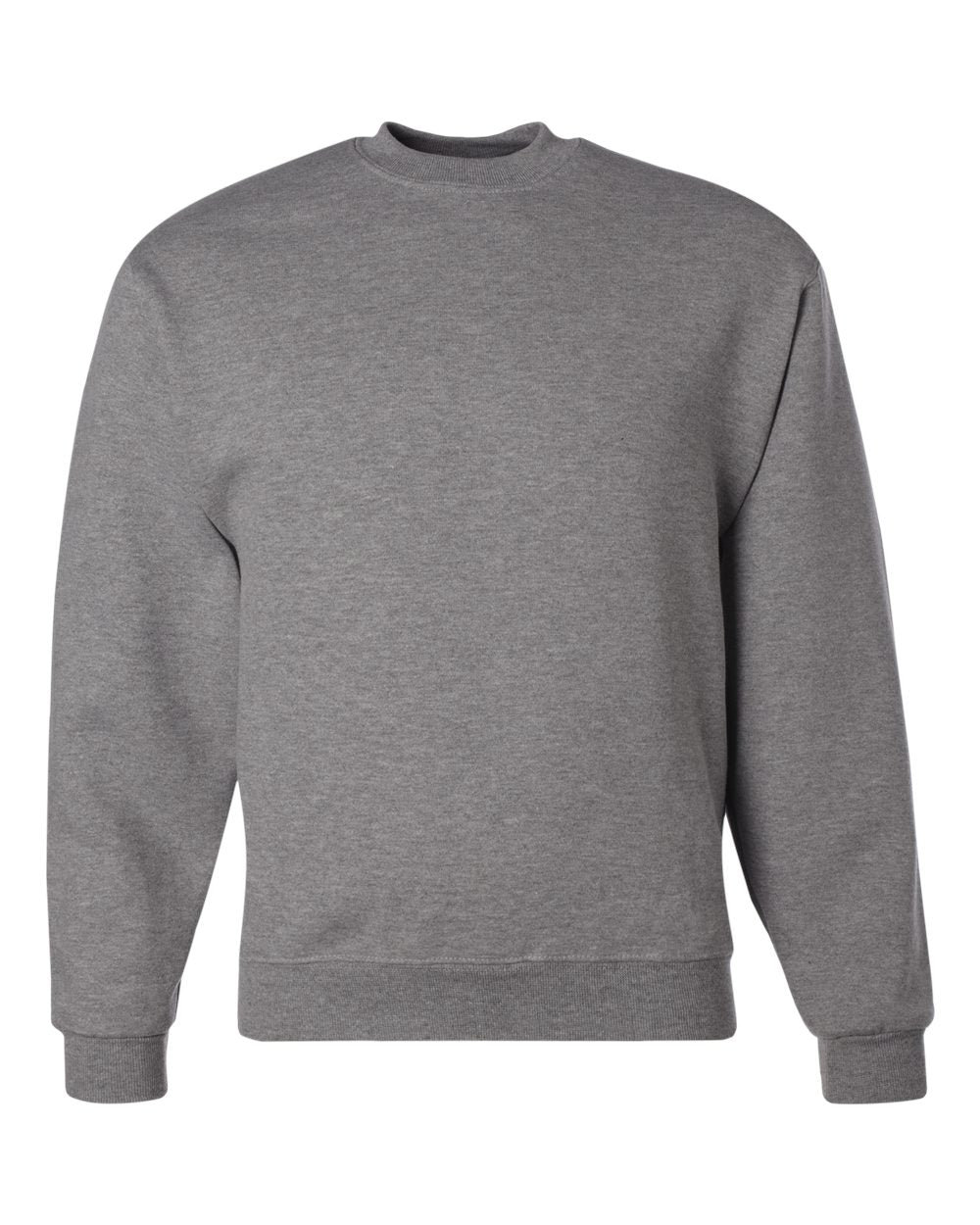 Unisex Super Sweats NuBlend® Crewneck Sweatshirt - Front - B21235583 - Oxford