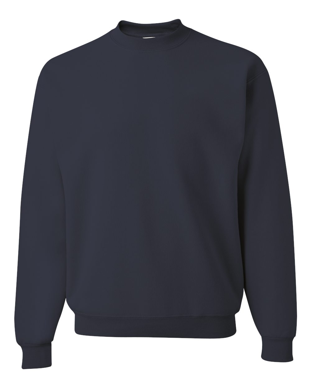 Unisex Super Sweats NuBlend® Crewneck Sweatshirt - Front - B21235653 - J. Navy