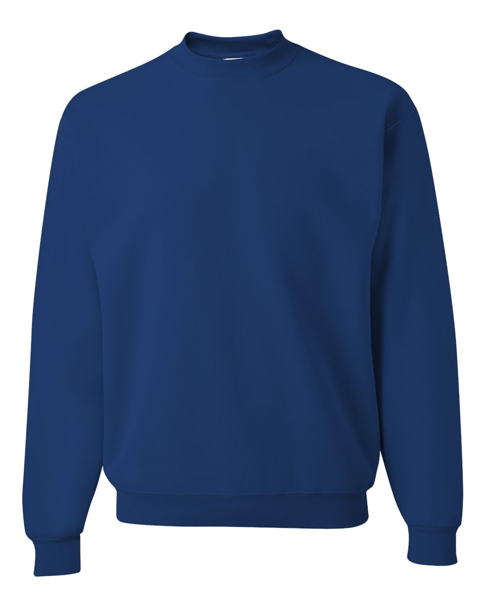 Unisex Super Sweats NuBlend® Crewneck Sweatshirt - Front - B21235753 - Royal