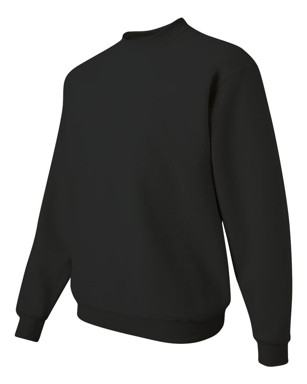 Unisex Super Sweats NuBlend® Crewneck Sweatshirt - Side - B21235503 - Black