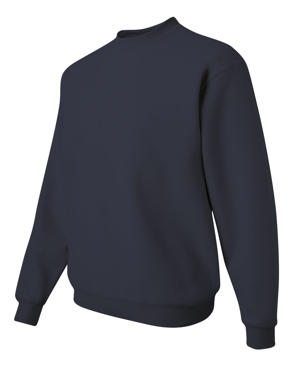 Unisex Super Sweats NuBlend® Crewneck Sweatshirt - Side - B21235653 - J. Navy