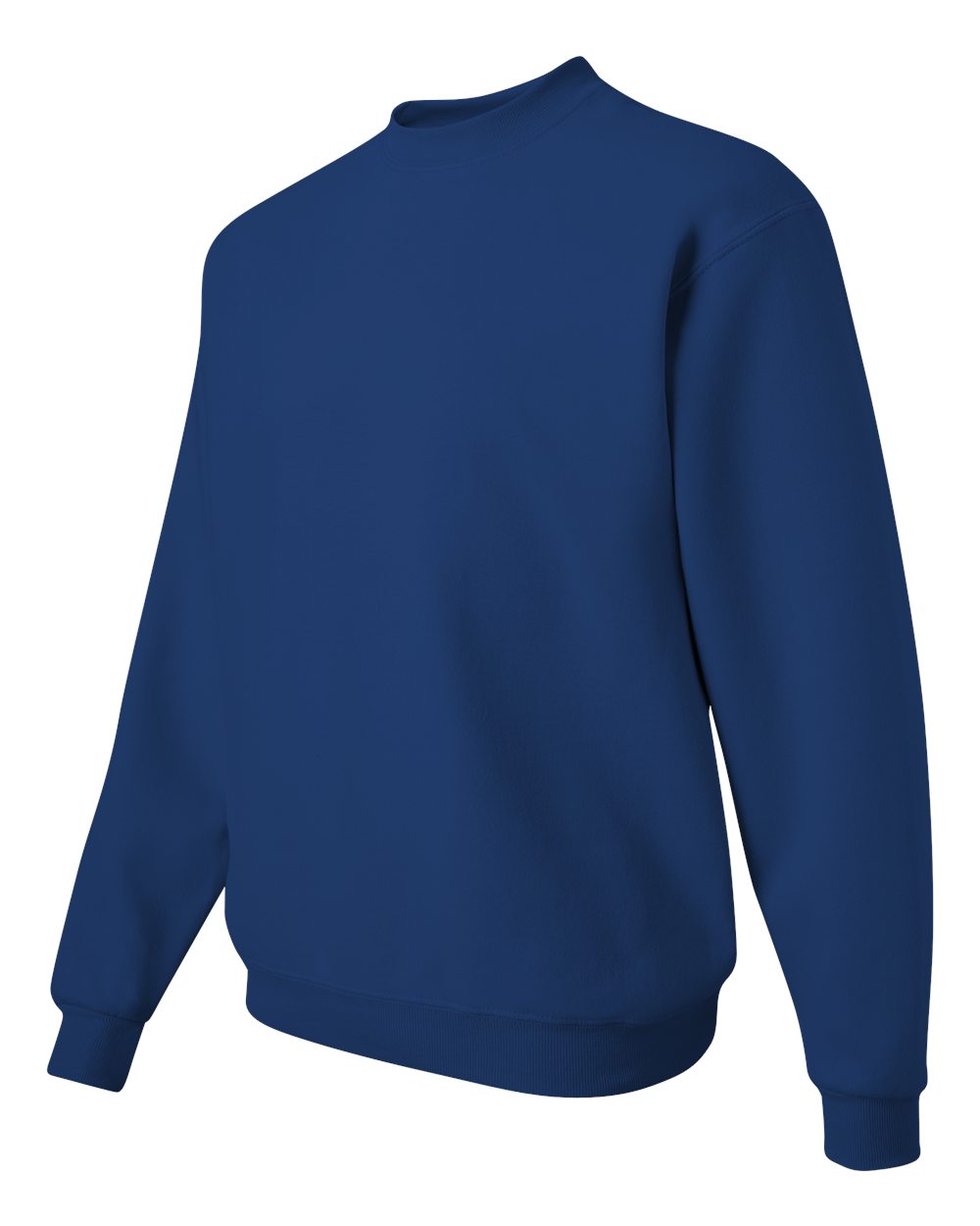 Unisex Super Sweats NuBlend® Crewneck Sweatshirt - Side - B21235753 - Royal