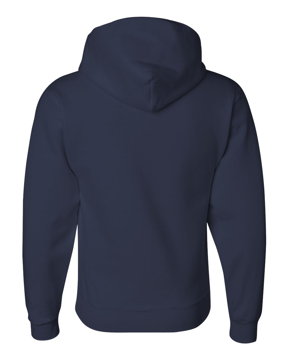 Unisex Super Sweats NuBlend® Hooded Sweatshirt - Back - B22835653 - J. Navy
