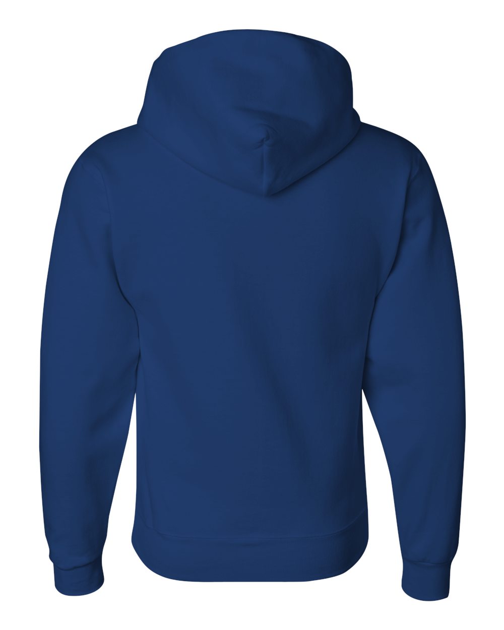 Unisex Super Sweats NuBlend® Hooded Sweatshirt - Back - B22835753 - Royal