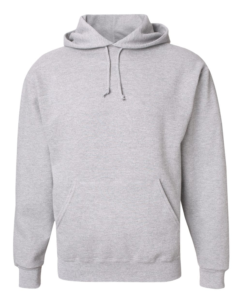 Unisex Super Sweats NuBlend® Hooded Sweatshirt - Front - B22835023 - Ash