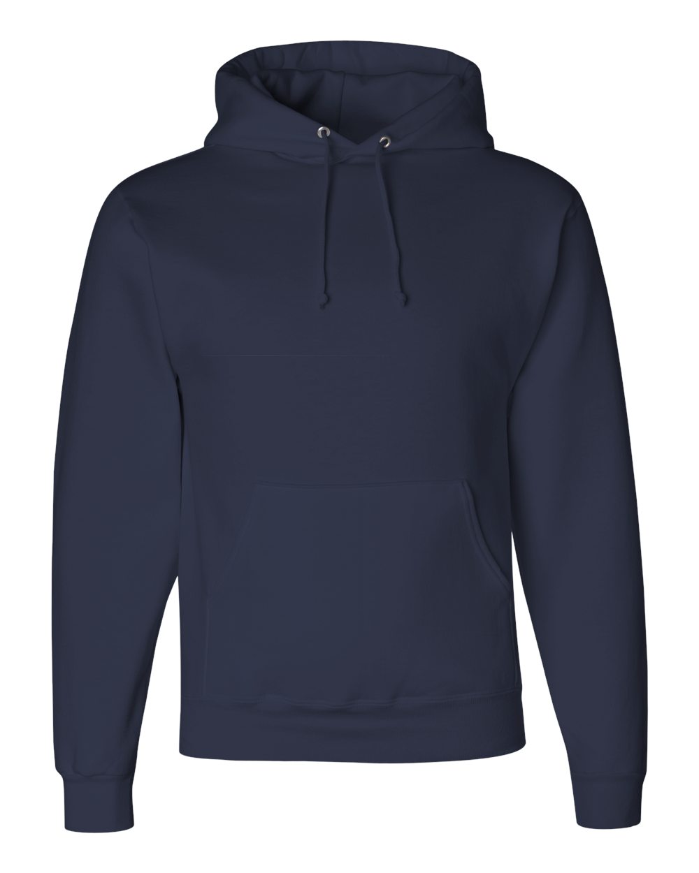 Unisex Super Sweats NuBlend® Hooded Sweatshirt - Front - B22835653 - J. Navy