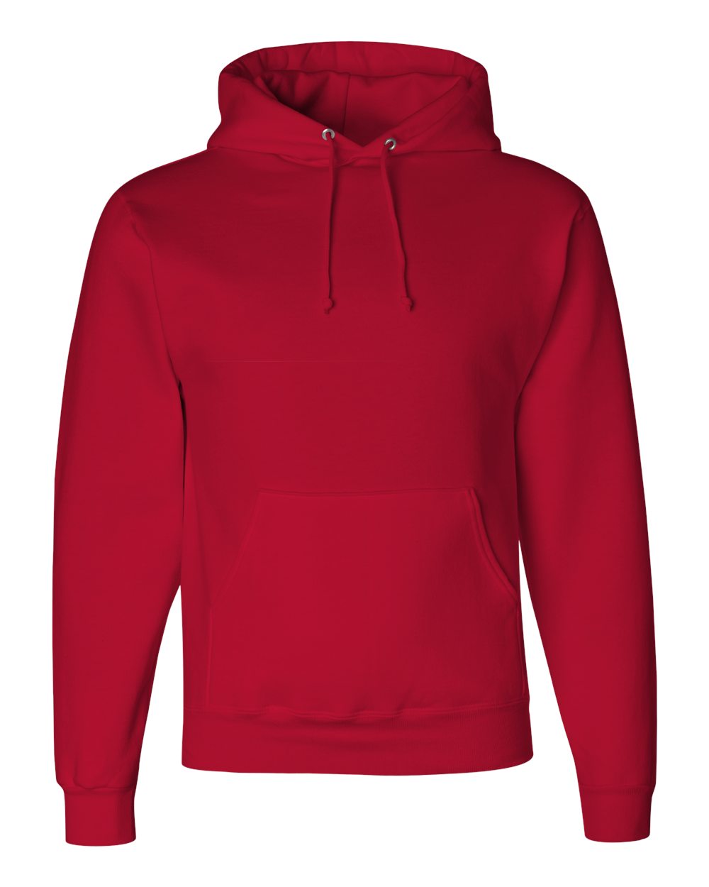 Unisex Super Sweats NuBlend® Hooded Sweatshirt - Front - B22835703 - True Red