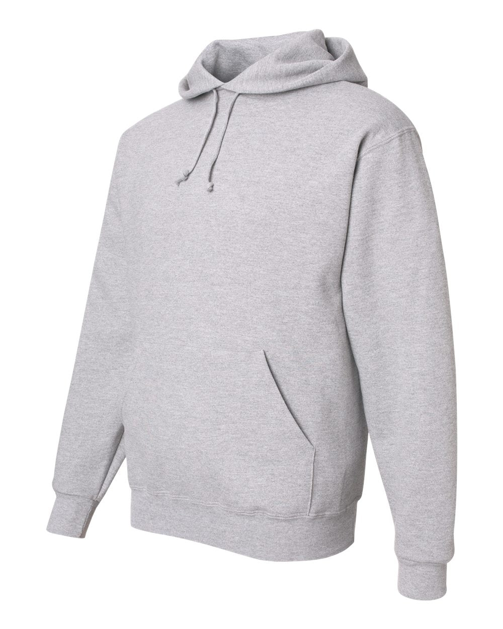 Unisex Super Sweats NuBlend® Hooded Sweatshirt - Side - B22835023 - Ash