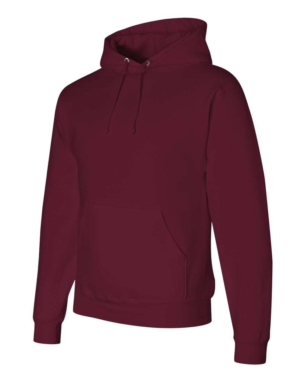 Unisex Super Sweats NuBlend® Hooded Sweatshirt - Side - B22835533 - Maroon