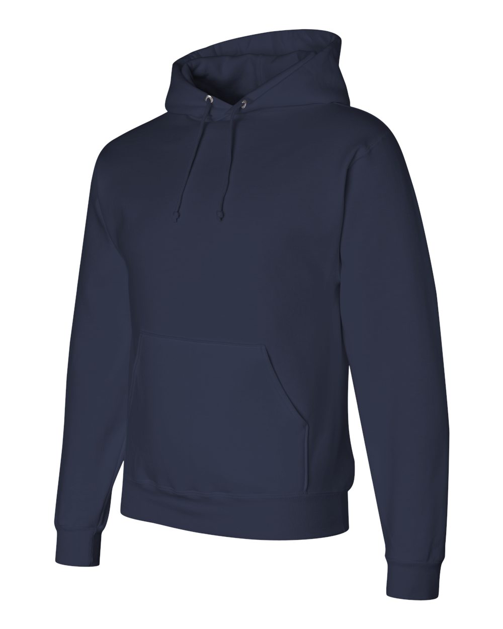 Unisex Super Sweats NuBlend® Hooded Sweatshirt - Side - B22835653 - J. Navy