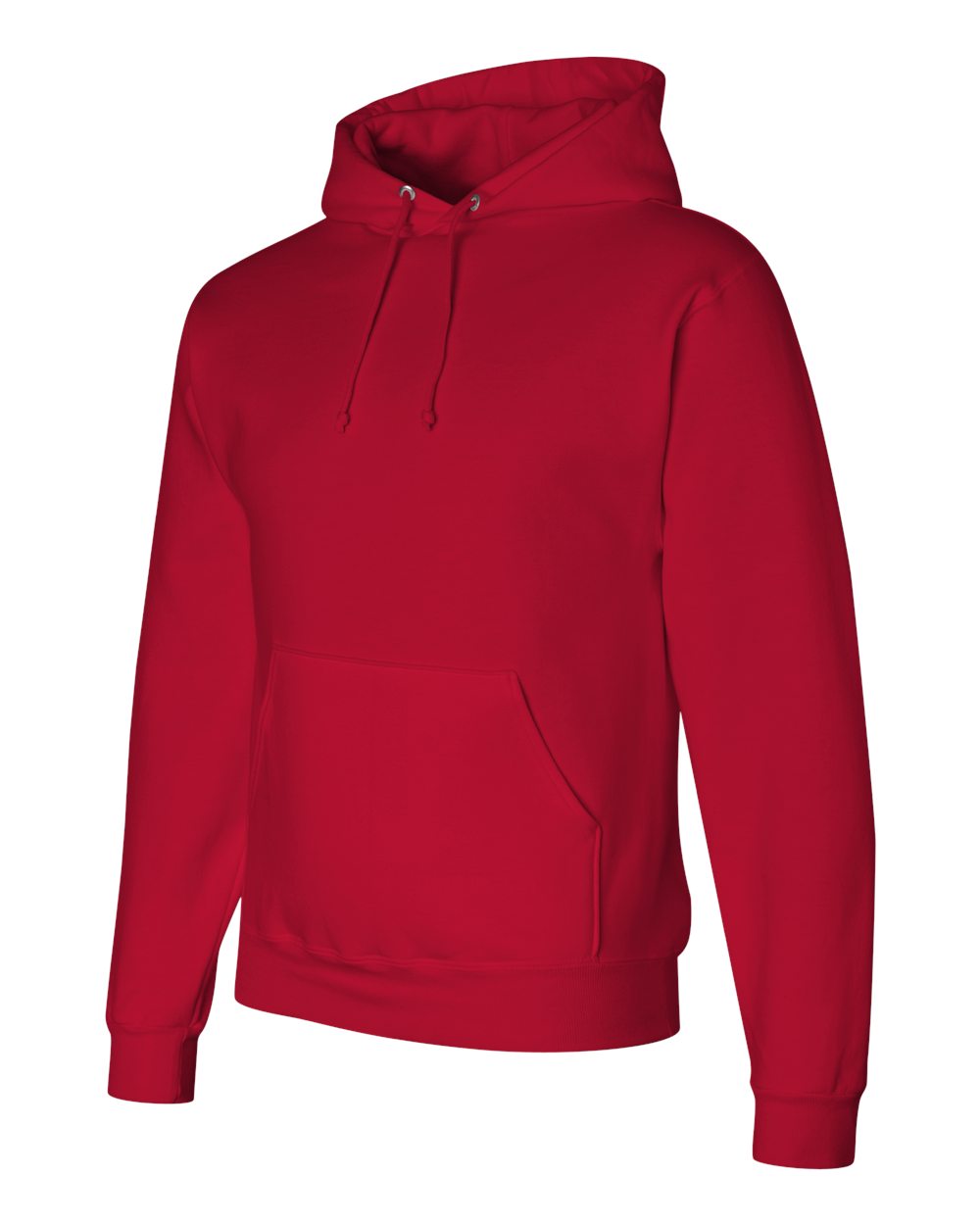 Unisex Super Sweats NuBlend® Hooded Sweatshirt - Side - B22835703 - True Red