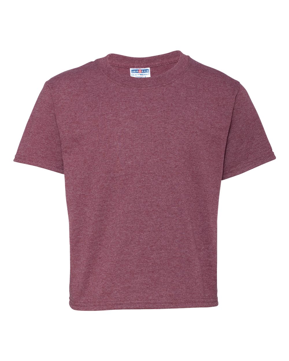 Youth Dri-Power® 50/50 T-Shirt - Front - B30535272 - Vintage Heather Maroon