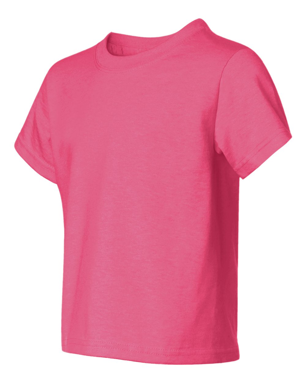 Youth Dri-Power® 50/50 T-Shirt - Side - B30535032 - Neon Pink