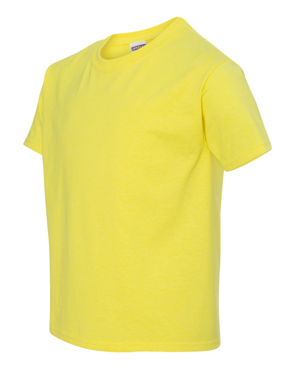 Youth Dri-Power® 50/50 T-Shirt - Side - B30535042 - Neon Yellow