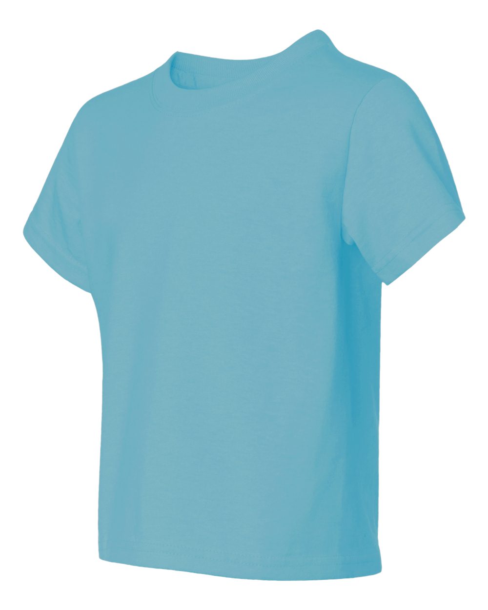 Youth Dri-Power® 50/50 T-Shirt - Side - B30535052 - Aquatic Blue