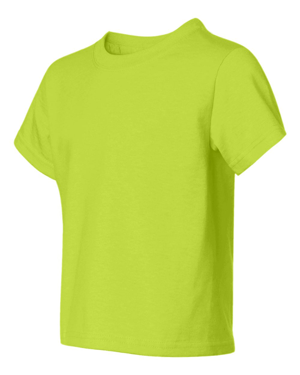 Youth Dri-Power® 50/50 T-Shirt - Side - B30535162 - Safety Green