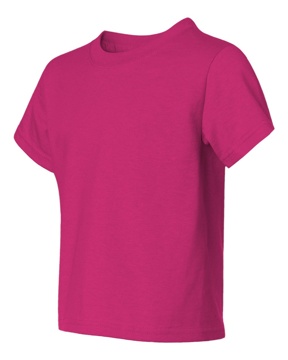 Youth Dri-Power® 50/50 T-Shirt - Side - B30535312 - Cyber Pink