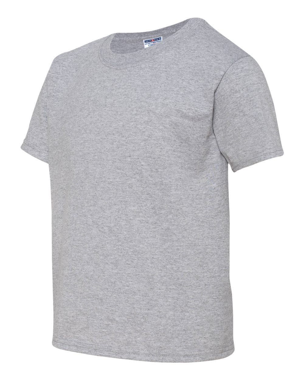 Youth Dri-Power® 50/50 T-Shirt - Side - B30535592 - Athletic Heather