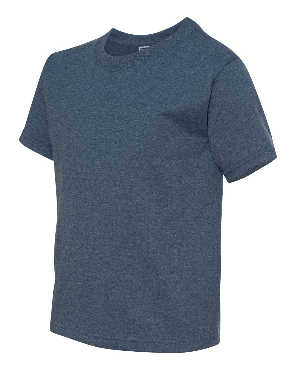 Youth Dri-Power® 50/50 T-Shirt - Side - B30535682 - Vintage Heather Blue