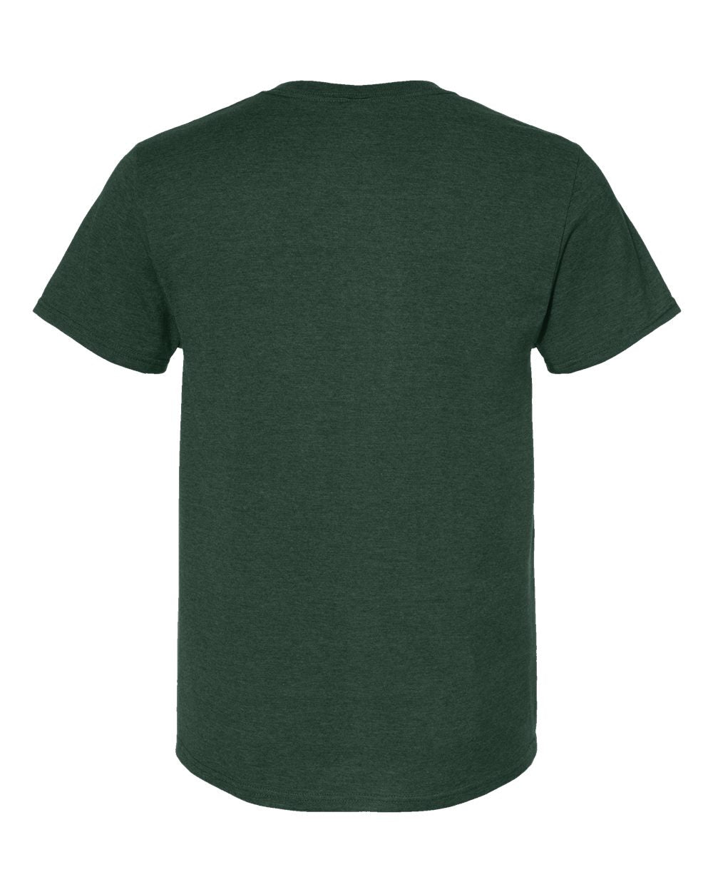 Premium Blend Ring-Spun T-Shirt - Back - B52035133 - Forest Green Heather