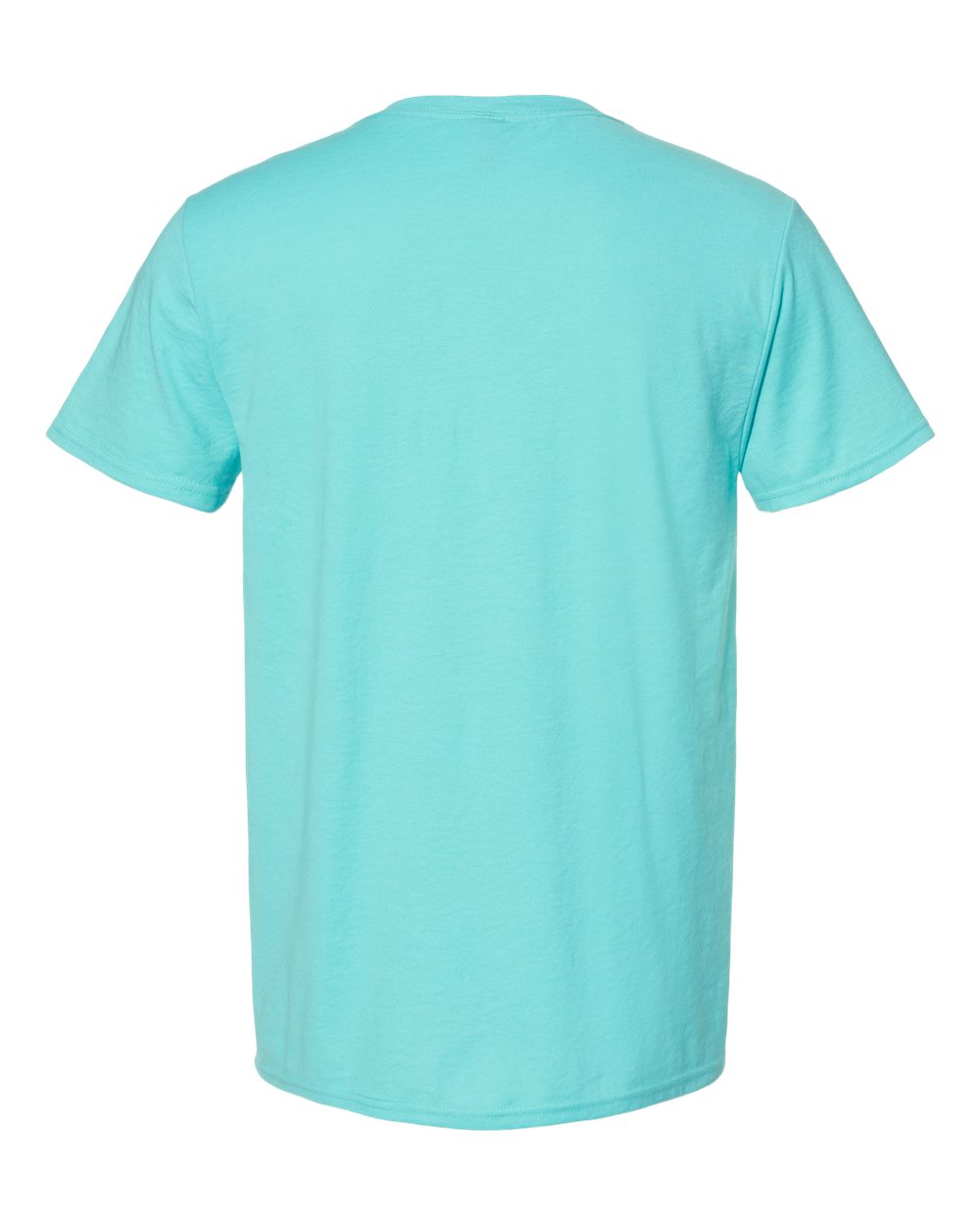 Premium Blend Ring-Spun T-Shirt - Back - B52035293 - Scuba Blue