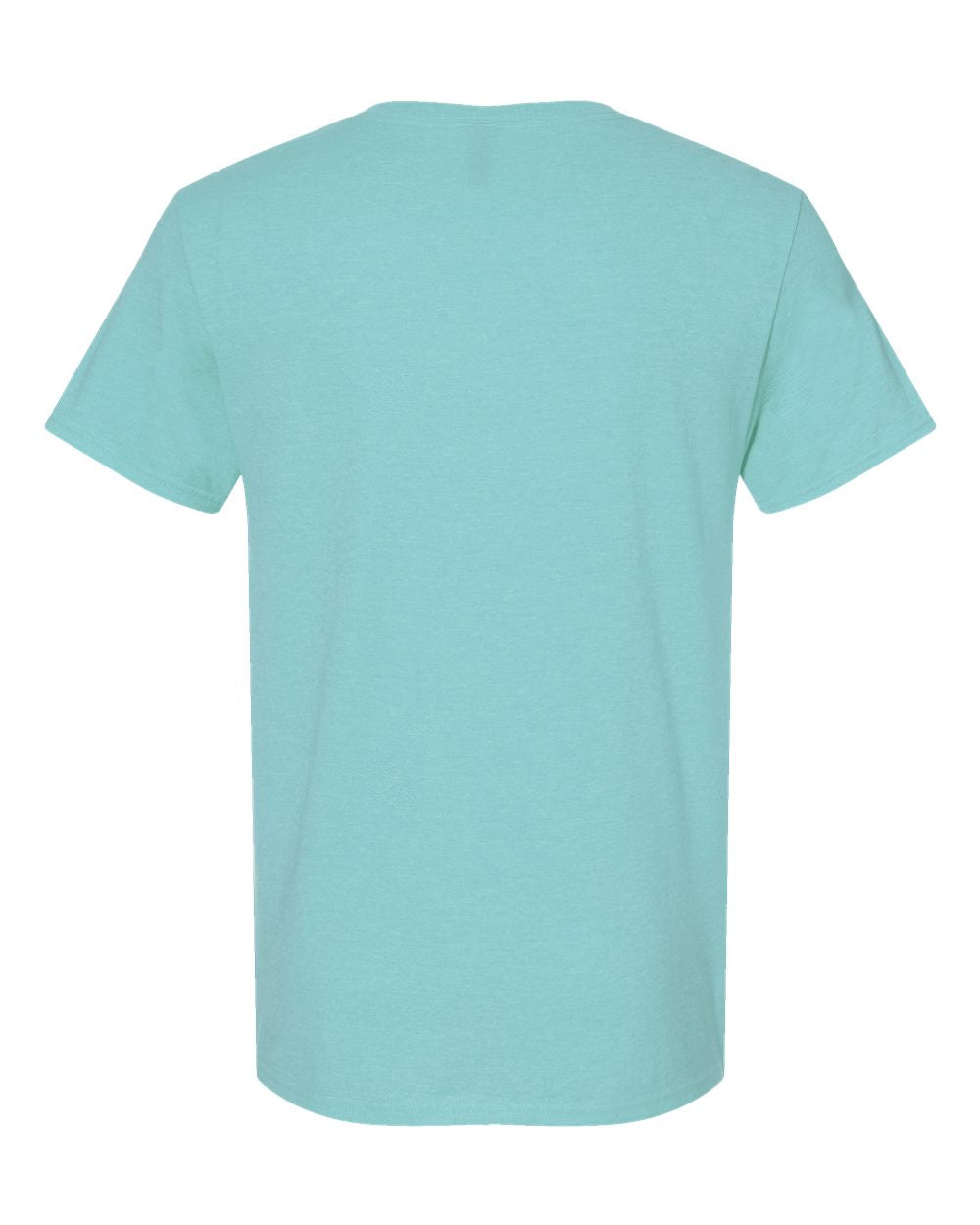 Premium Blend Ring-Spun T-Shirt - Back - B52035963 - Simply Aqua Heather