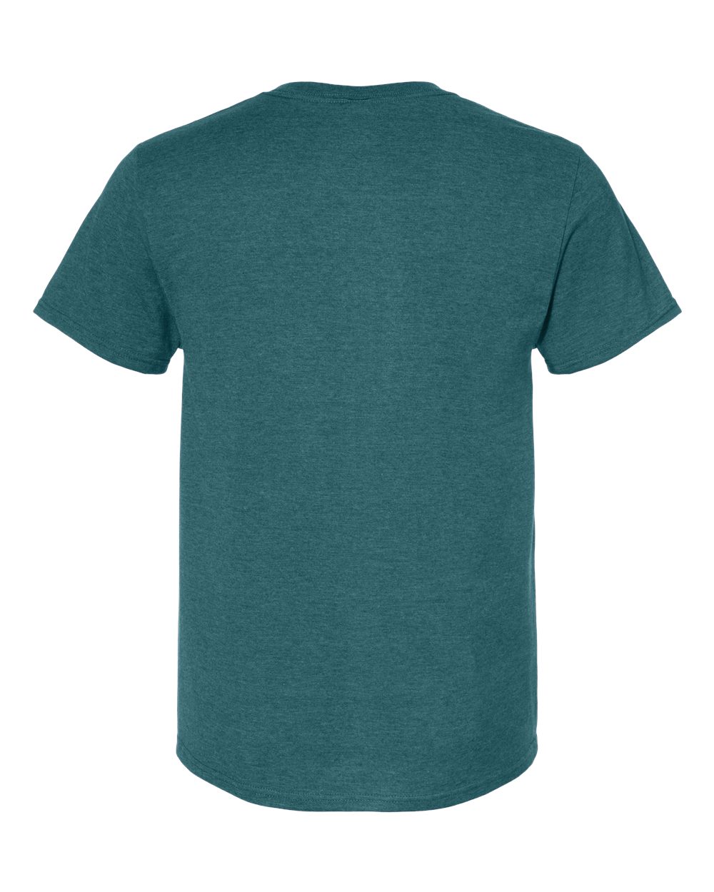 Premium Blend Ring-Spun T-Shirt - Back - B52035973 - Digital Teal Heather