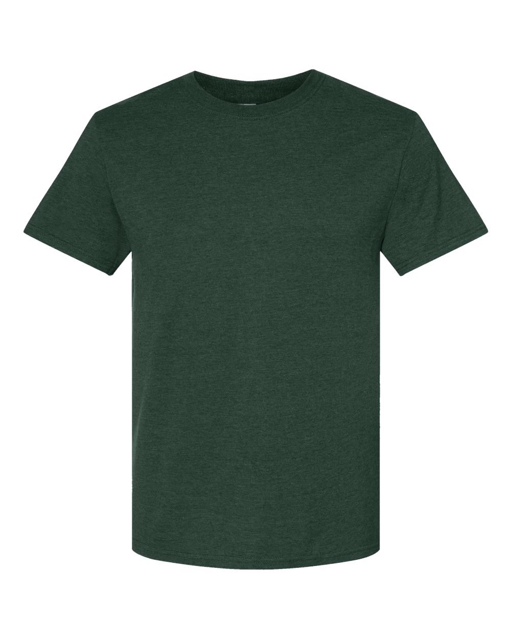 Premium Blend Ring-Spun T-Shirt - Front - B52035133 - Forest Green Heather