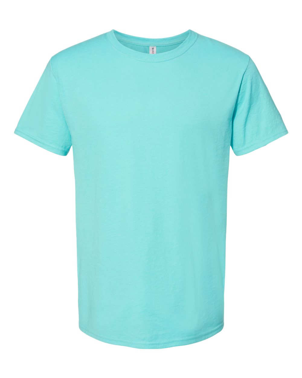 Premium Blend Ring-Spun T-Shirt - Front - B52035293 - Scuba Blue