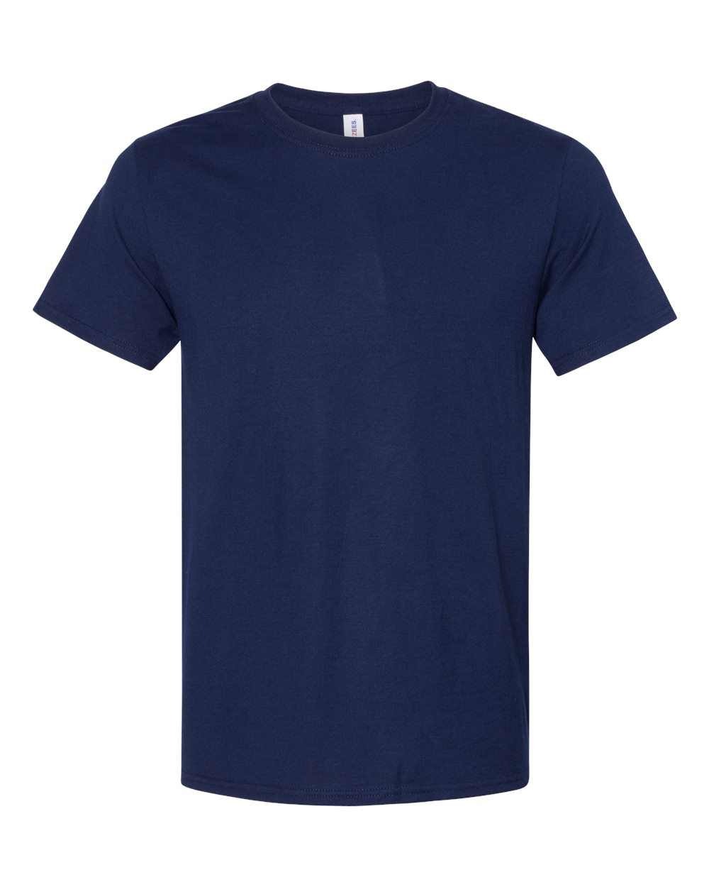 Premium Blend Ring-Spun T-Shirt - Front - B52035653 - J. Navy