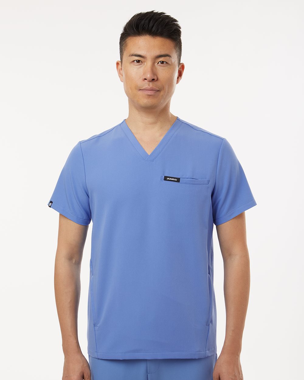Men's Platt 3-Pocket Scrub V-Neck Top - styleImage