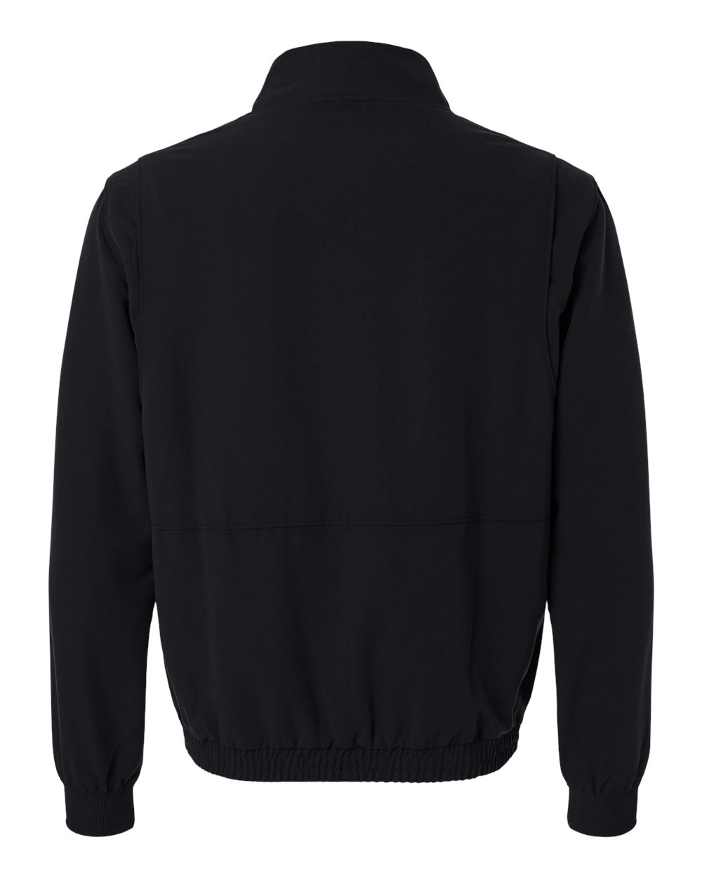 Men's Wolfe Everyday Full-Zip 6-Pocket Scrub Jacket - Back - B00545502 - Black