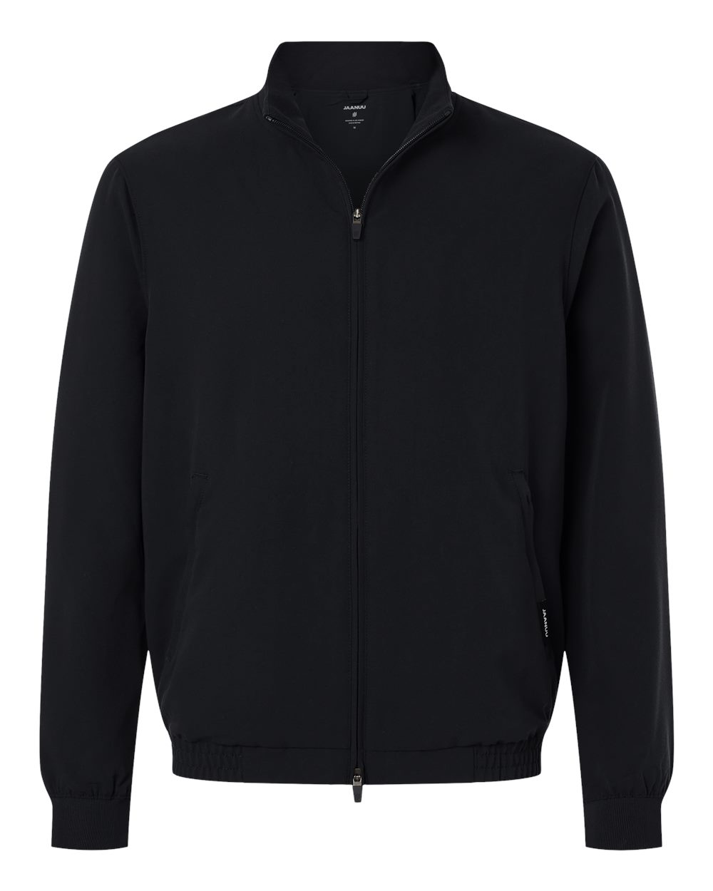 Men's Wolfe Everyday Full-Zip 6-Pocket Scrub Jacket - Front - B00545502 - Black