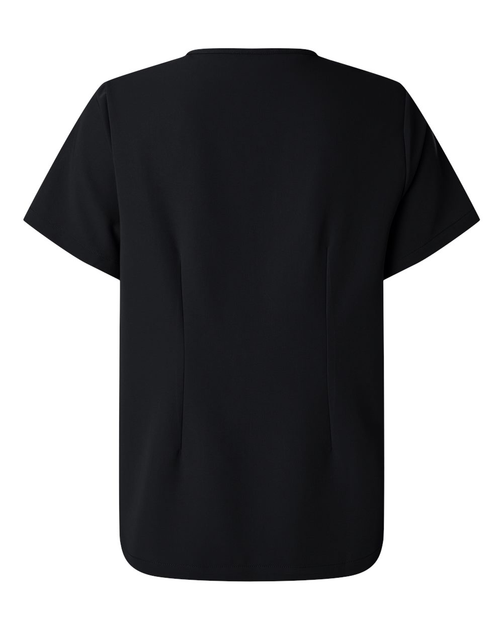 Women's Rhena Essential 1-Pocket Scrub V-Neck Top - Back - B00645501 - Black