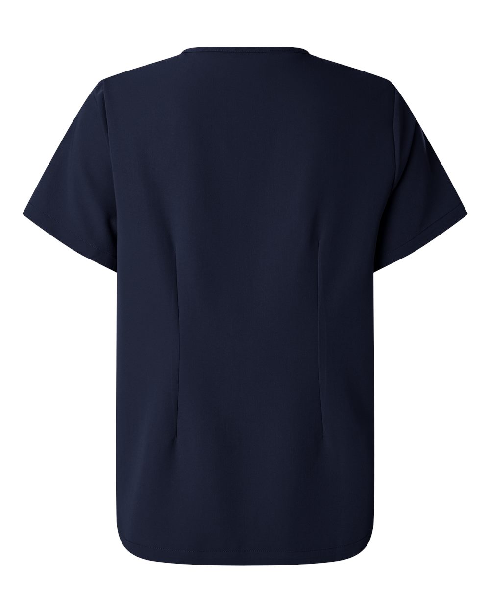 Women's Rhena Essential 1-Pocket Scrub V-Neck Top - Back - B00645651 - Midnight Navy