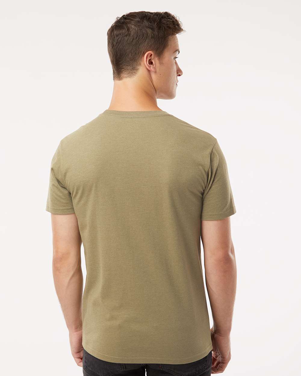 Unisex RecycledSoft™ T-Shirt - OnModelBack - B10062123 - Moss