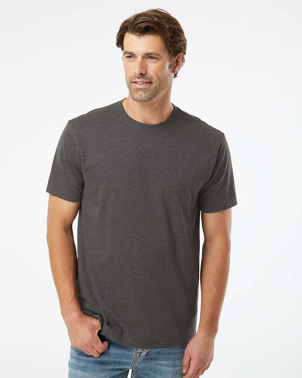 Unisex RecycledSoft™ T-Shirt - OnModelFront - B10062003 - Carbon