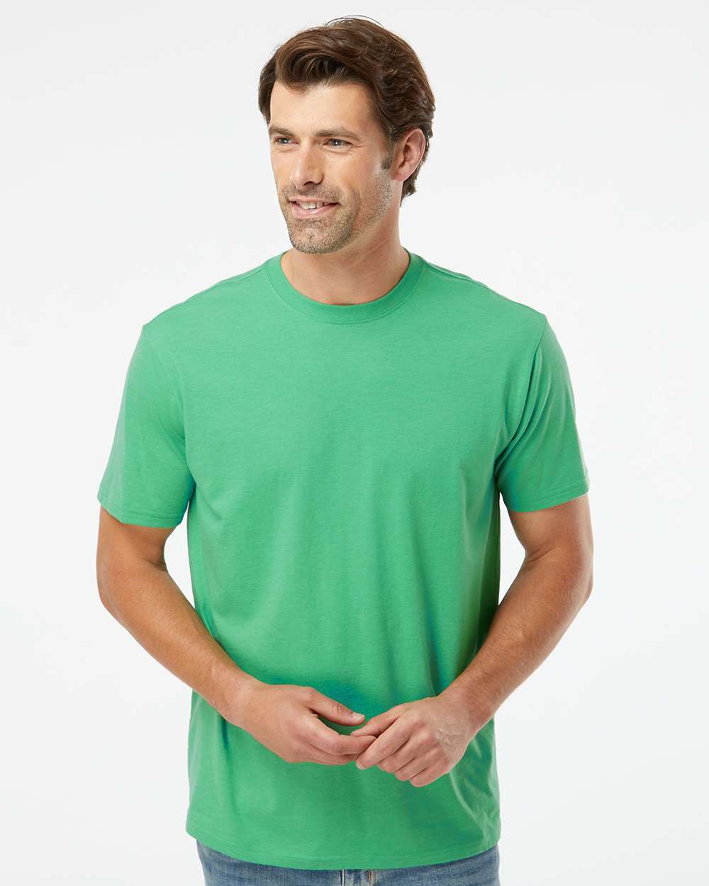 Unisex RecycledSoft™ T-Shirt - OnModelFront - B10062103 - Green